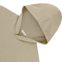 StringKing Women's Pima Cotton Hoodie - Sharp Fit, Warm Khaki, Detail