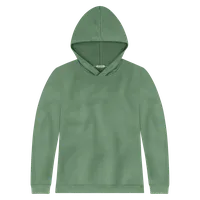 StringKing Women's Pima Cotton Hoodie - Sharp Fit, Green, Front