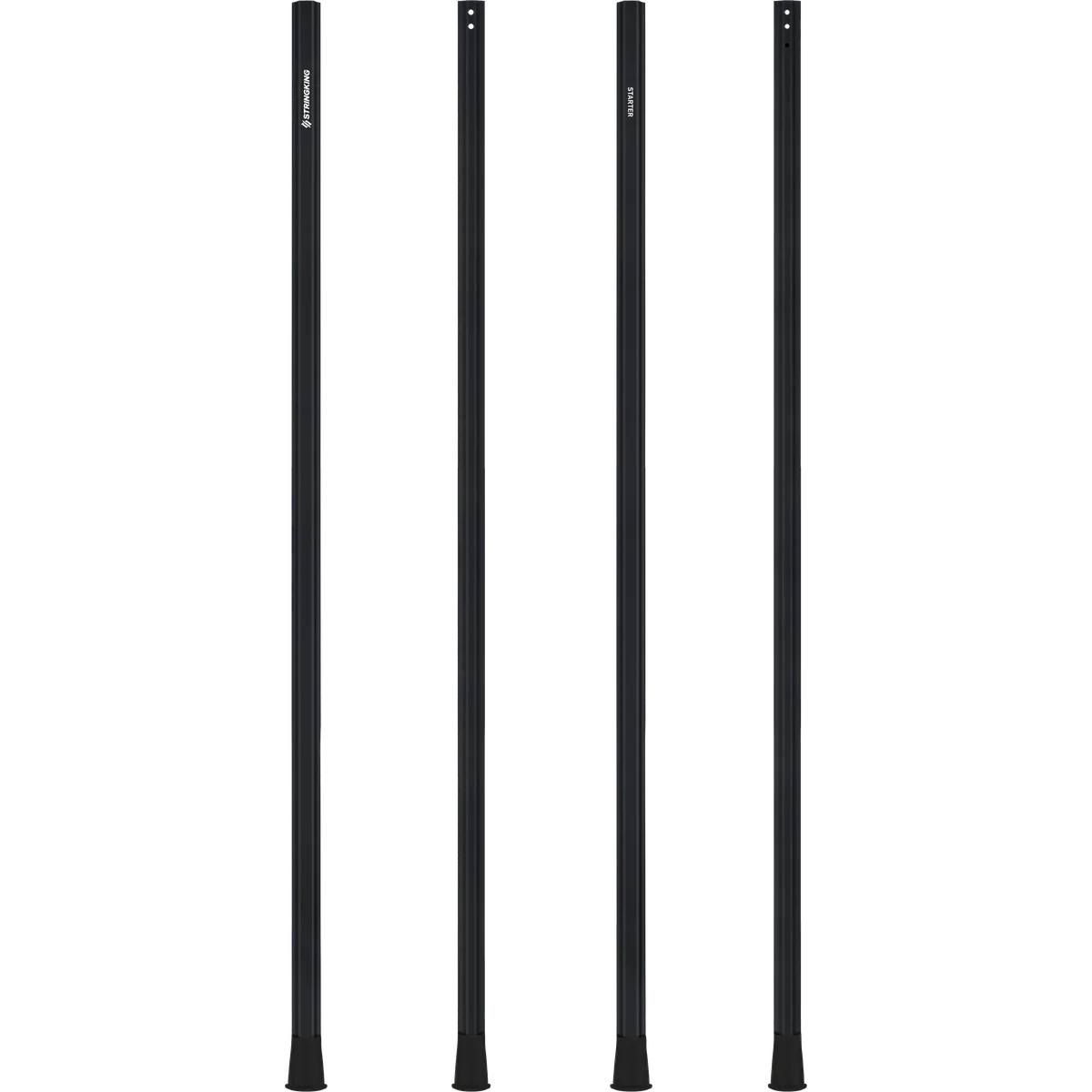 StringKing Starter Goalie Shaft - 30″, Black, Full Length, Vertical, Right, Front, Left, Back