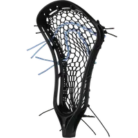 StringKing Women's Legend - Strung, Mid, Type 4, Black / Carolina, Strung, Angled Front