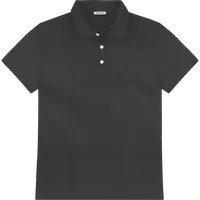 StringKing Men's FlexTech Short Sleeve Polo - Relaxed Fit, Black, Front