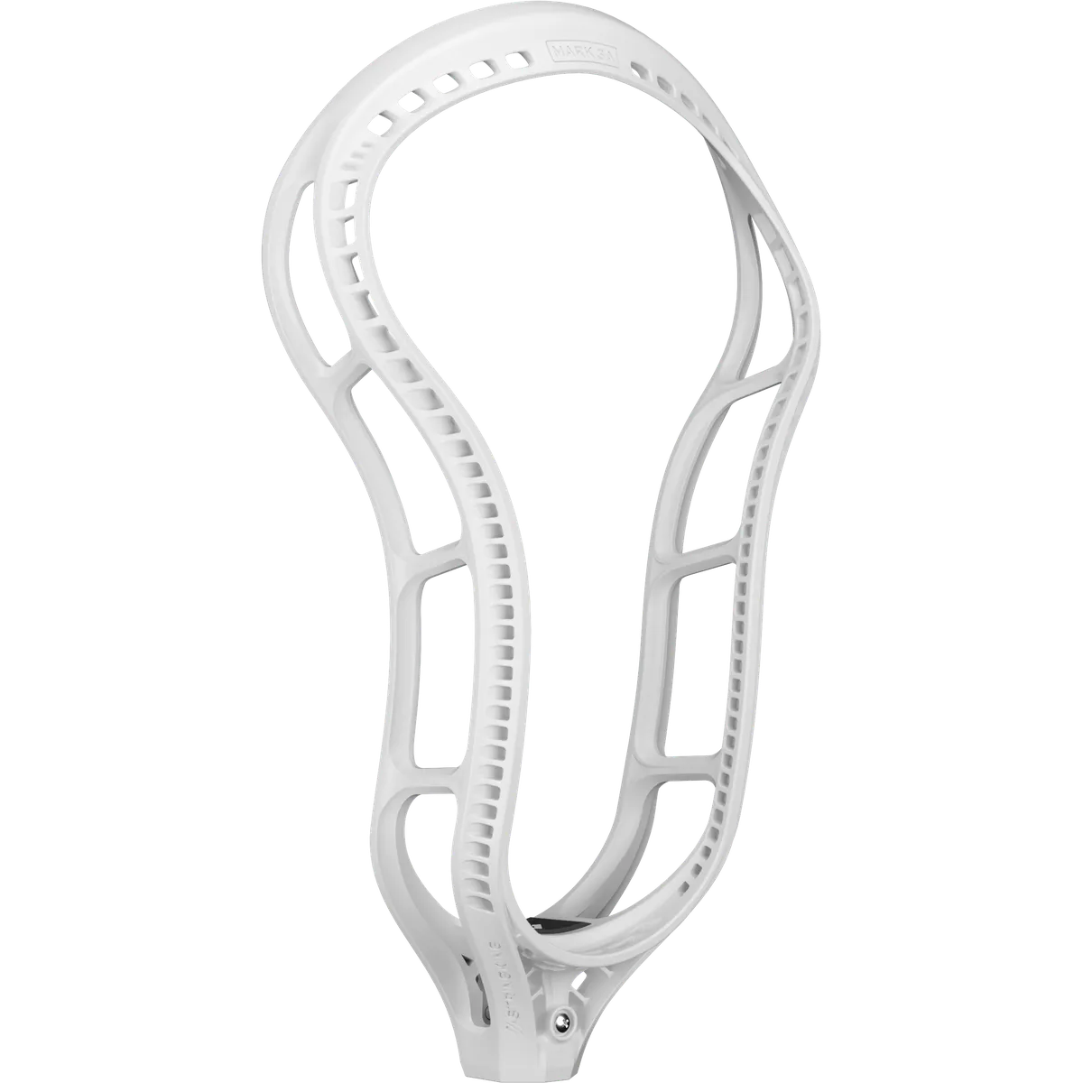 StringKing Mark 3A - Unstrung, White, Strung, Angled Back