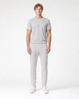 StringKing Men's StayCool Joggers - Relaxed Fit, Light Gray, Full Front - Human Model
