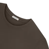 StringKing Women's Pima Jersey Tee - Sharp Fit, Wren, Detail