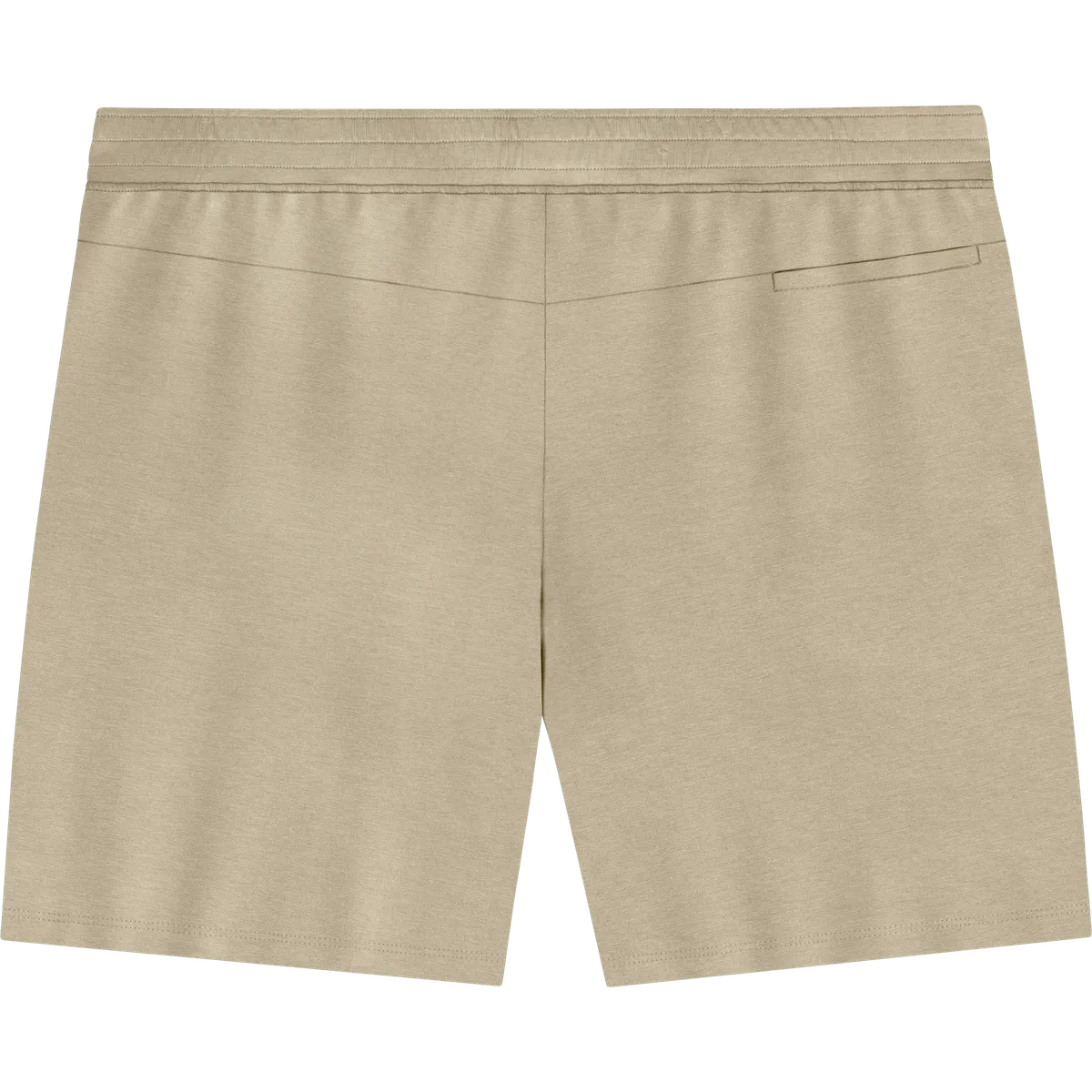 StringKing Men's Pima Cotton Sweatshort - Relaxed Fit, Warm Khaki, Back