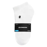 StringKing Apparel Athletic Socks Low Cut White Packaged Medium