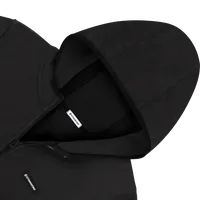 StringKing Women's Polartec Fleece Full Zip Hoodie with Pockets - Relaxed Fit, Meteorite, Detail