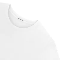 StringKing Men's Pima Jersey Tee - Relaxed Fit, White, Detail