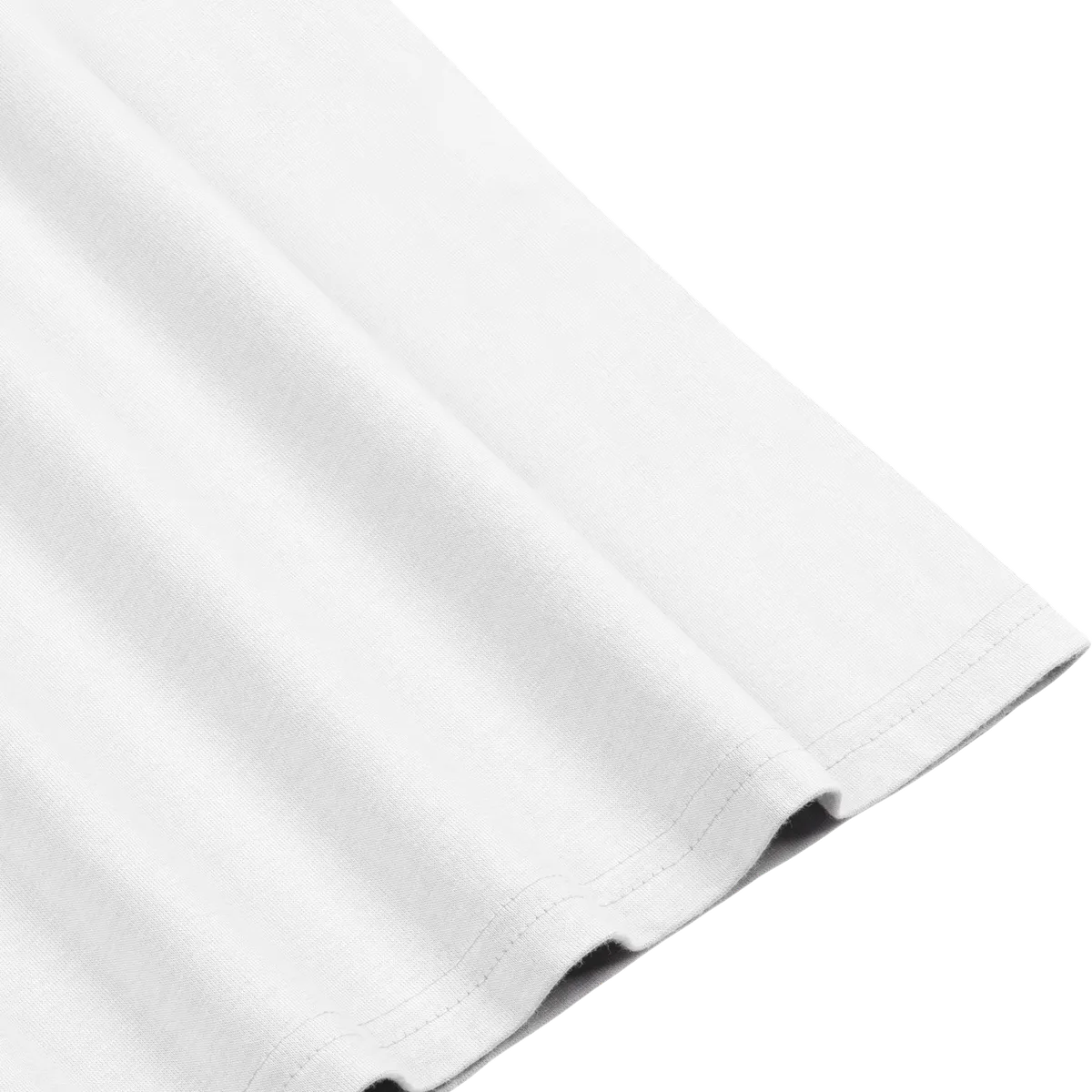 StringKing Men's Pima Cotton Short Sleeve Crewneck T-Shirt - Sharp Fit, White, Fabric