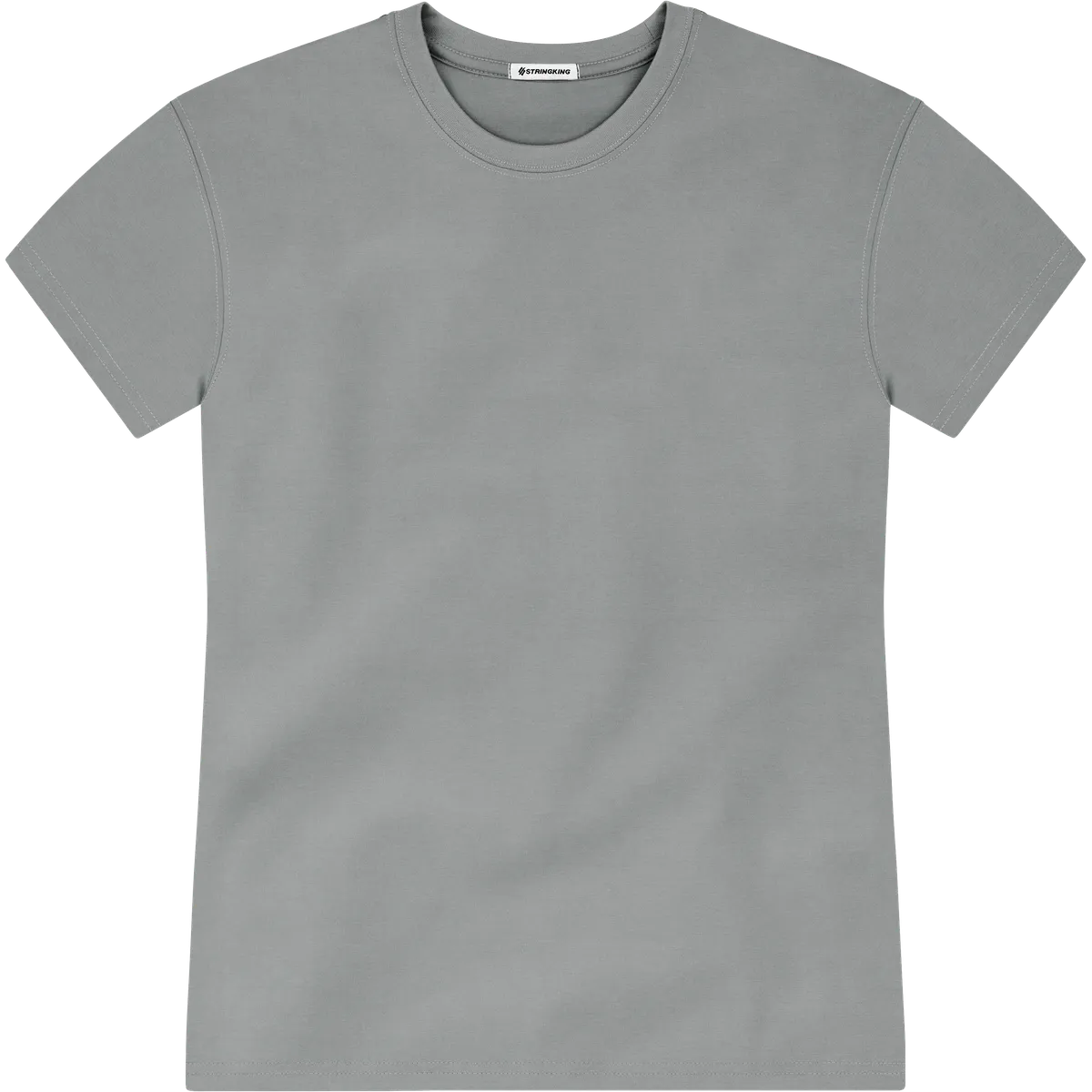 StringKing Men's StayWarm T-Shirt - Sharp Fit, Gray, Front