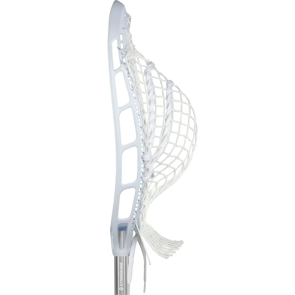 StringKing Women's Complete 2 Pro Goalie - Mark 2G Goalie, A 162, Grizzly 2s, White / Silver, Side