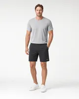 StringKing Men's StayCool Shorts - Relaxed Fit, Black, Full Front - Human Model