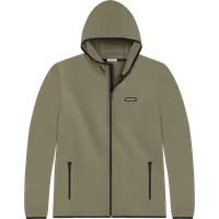 StringKing Men's Polartec Fleece Full Zip Hoodie Pro - Sharp Fit, Mermaid, Front