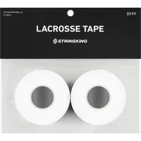 StringKing Lacrosse Tape - 2-Pack, White, Packaged, Front
