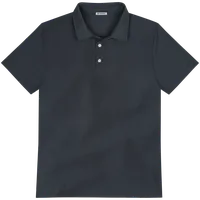 StringKing Men's FlexStyle Short Sleeve Polo - Relaxed Fit, India Ink, Front