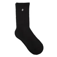 StringKing Unisex Athletic Crew Socks Black