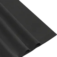 StringKing Men's Pima Terry V-Neck Tee - Sharp Fit, Black, Fabric