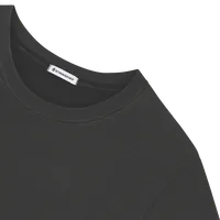 StringKing Men's Pima Cotton Crewneck Sweatshirt - Relaxed Fit, Black, Detail