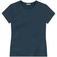 StringKing Women's FlexTech Short Sleeve Crewneck T-Shirt - Sharp Fit, Navy, Front
