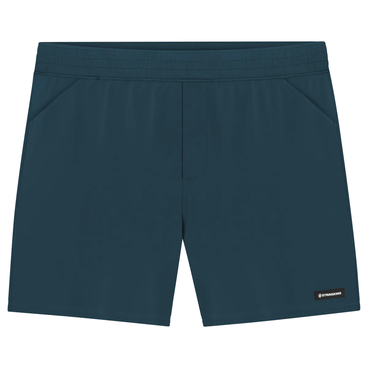 StringKing Men's Pima Terry Shorts - Relaxed Fit, Navy, Front