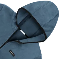 StringKing Women's Polartec Fleece Quarter Hood Pro - Sharp Fit, Indian Teal, Detail