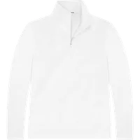 StringKing Men's StayWarm Quarter Zip - Sharp Fit, White, Front