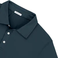 StringKing Men's FlexTech Short Sleeve Polo - Sharp Fit, Navy, Detail