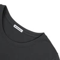 StringKing Women's FlexStyle Long Sleeve Crewneck T-Shirt - Sharp Fit, Moonless Night, Detail