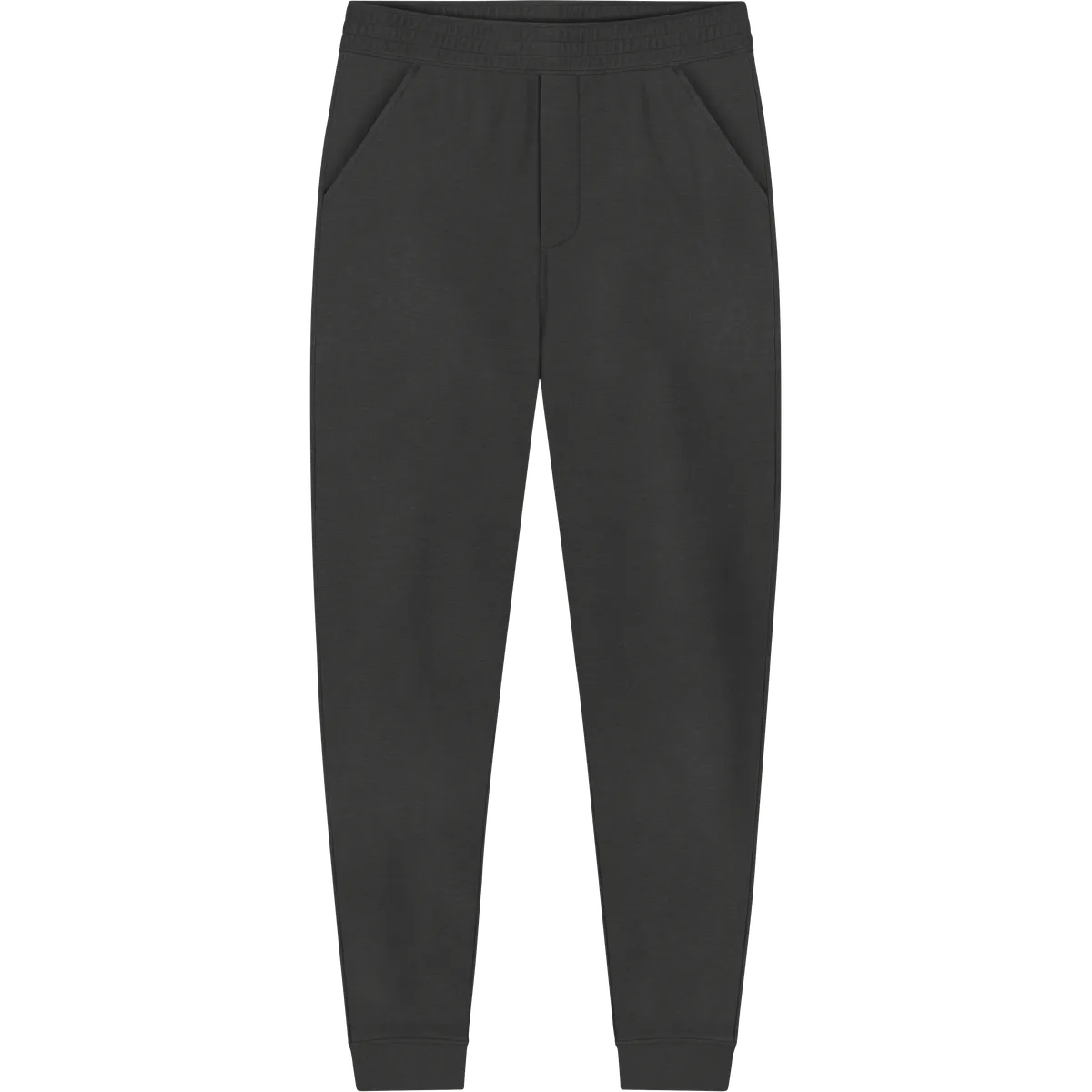 StringKing Men's Pima Terry Sweatpants - Sharp Fit, Black, Front