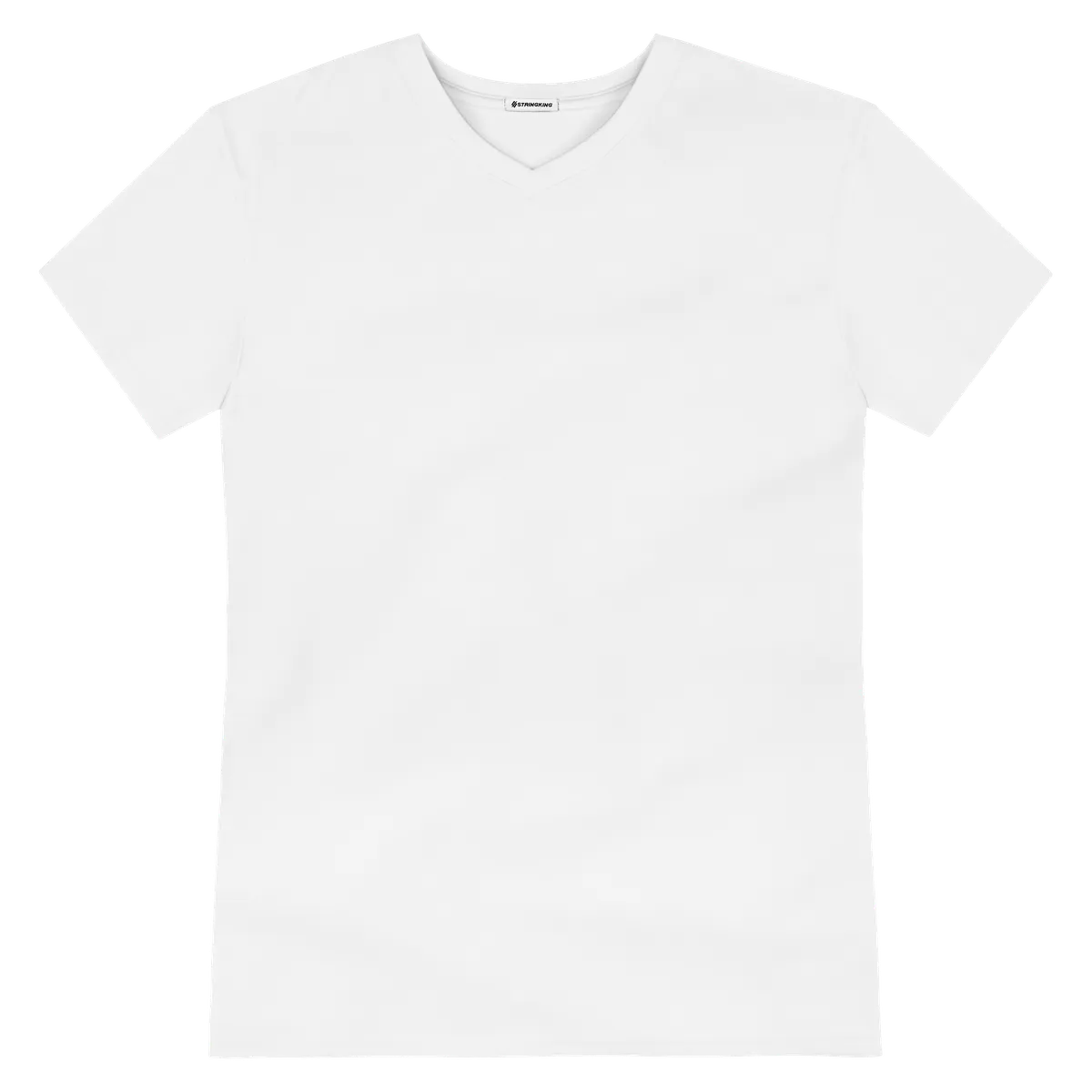 【SAINTPAIN】24SS SP OUTLINE STITCH V NECK T SHIRT CYZ Mens Cotton Stretch V-Neck Fitted T-Shirt 2-PK – CYZ