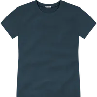 StringKing Men's Heavy Pima Cotton T-Shirt - Sharp Fit, Navy, Front