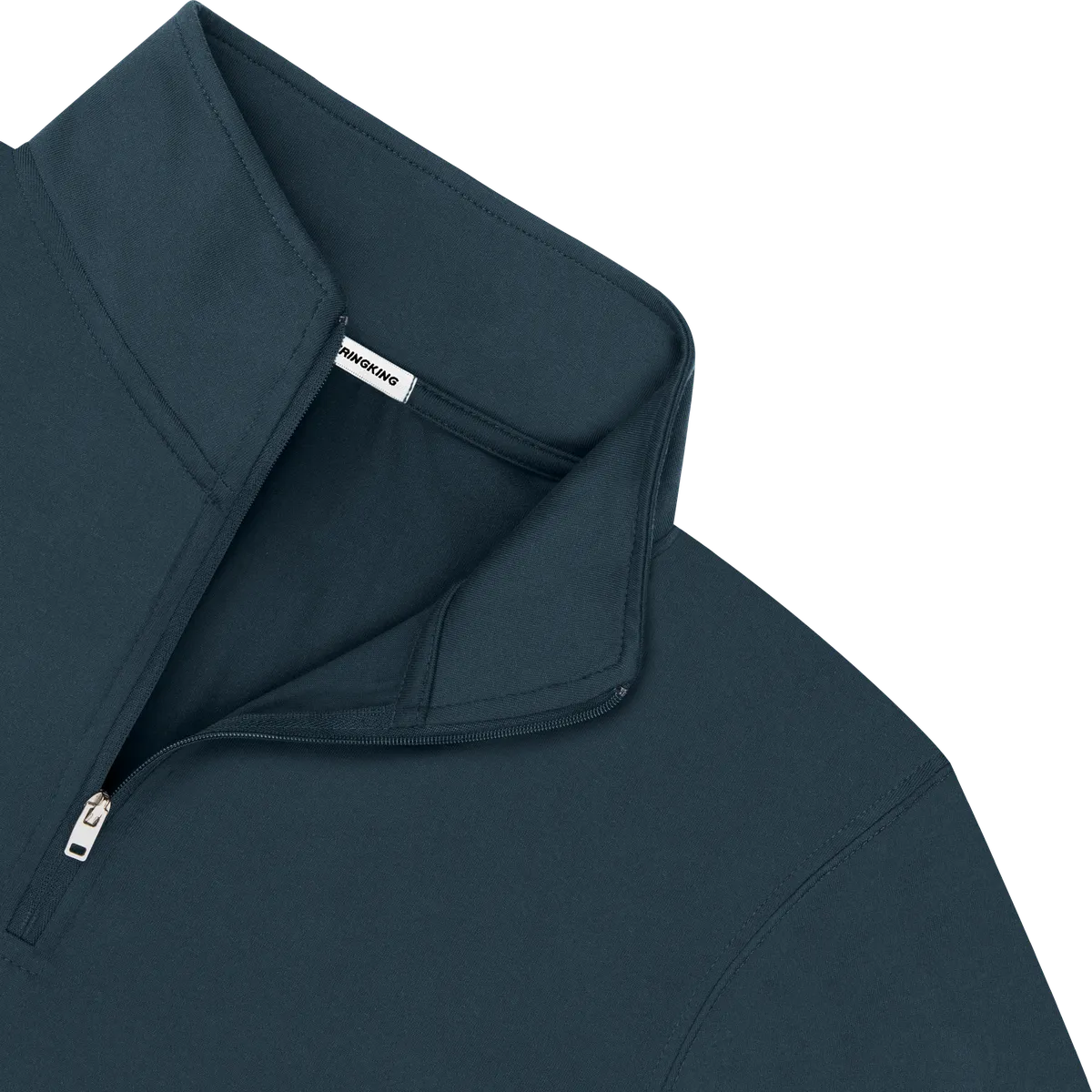 StringKing Men's FlexTech Quarter Zip - Sharp Fit, Navy, Detail