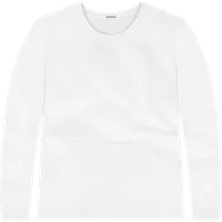 StringKing Men's Pima Terry Crew Sweatshirt - Sharp Fit, White, Front