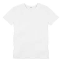 StringKing Men's Pima Cotton Short Sleeve Crewneck T-Shirt - Relaxed Fit, White, Front