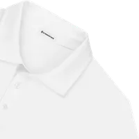 StringKing Men's FlexTech Short Sleeve Polo - Sharp Fit, White, Detail