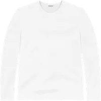 StringKing Men's StayWarm Long Sleeve Tee - Sharp Fit, White, Front