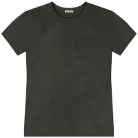 StringKing Men's Pima Jersey Pocket Tee - Sharp Fit, Peat, Front