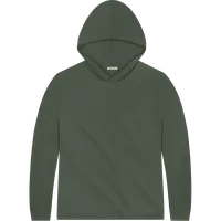 StringKing Men's Pima Jersey Hoodie - Relaxed Fit, Moss, Front