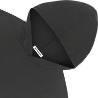 StringKing Men's Pima Jersey Hoodie - Sharp Fit, Black, Detail