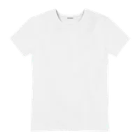 StringKing Men's Pima Cotton Short Sleeve Crewneck T-Shirt - Sharp Fit, White, Front