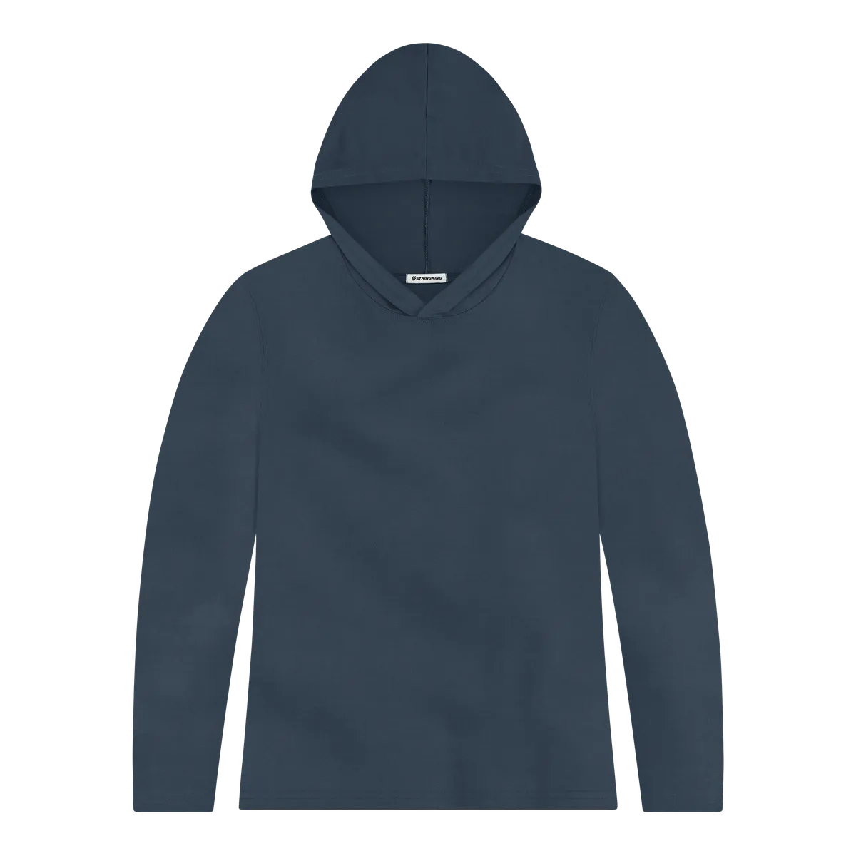 StringKing Women's FlexTech Lightweight Hoodie - Sharp Fit, Navy, Front