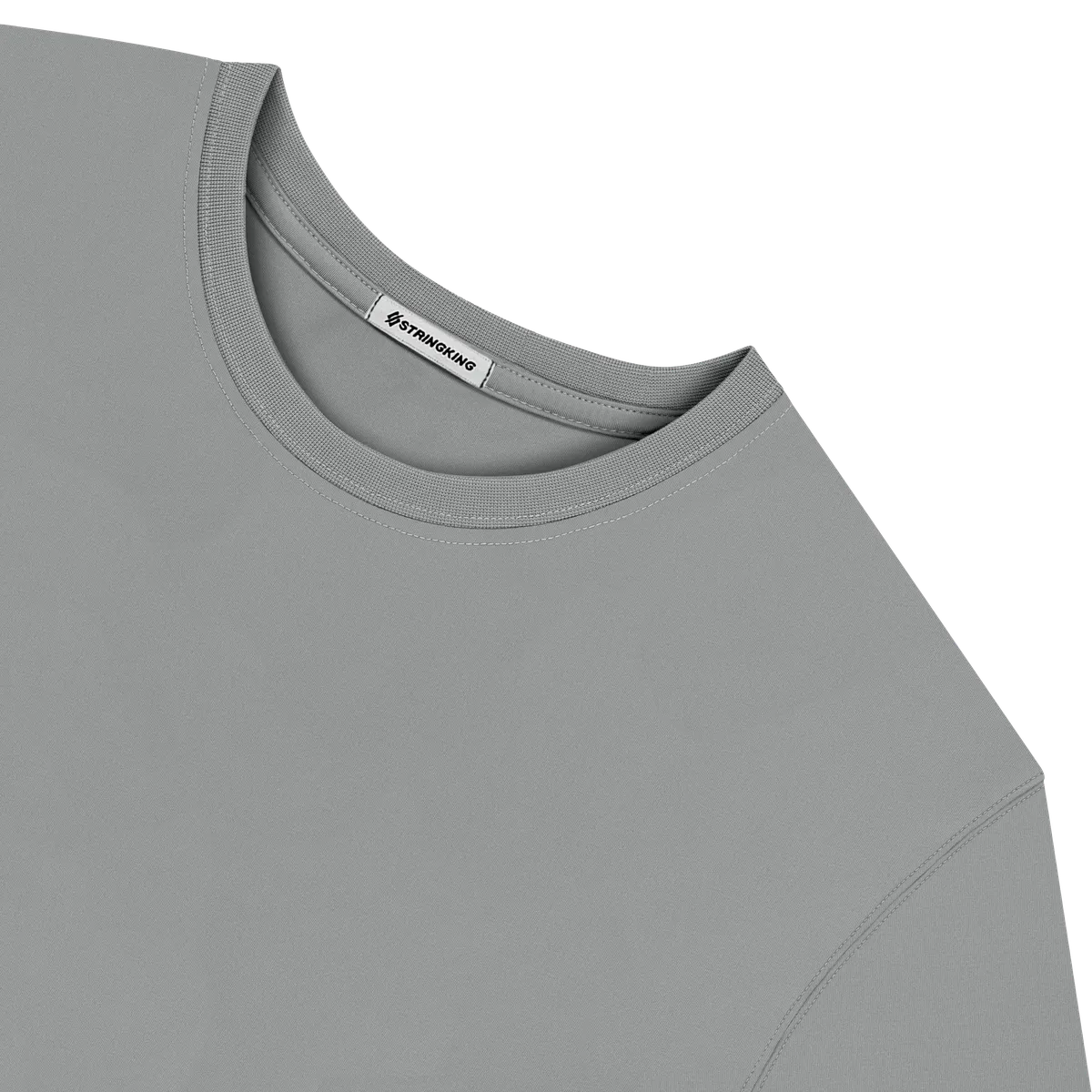 StringKing Men's StayCool Tee - Sharp Fit, Gray, Detail