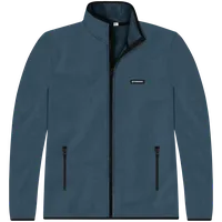 StringKing Men's Polartec Fleece Full Zip Pro - Sharp Fit, Indian Teal, Front
