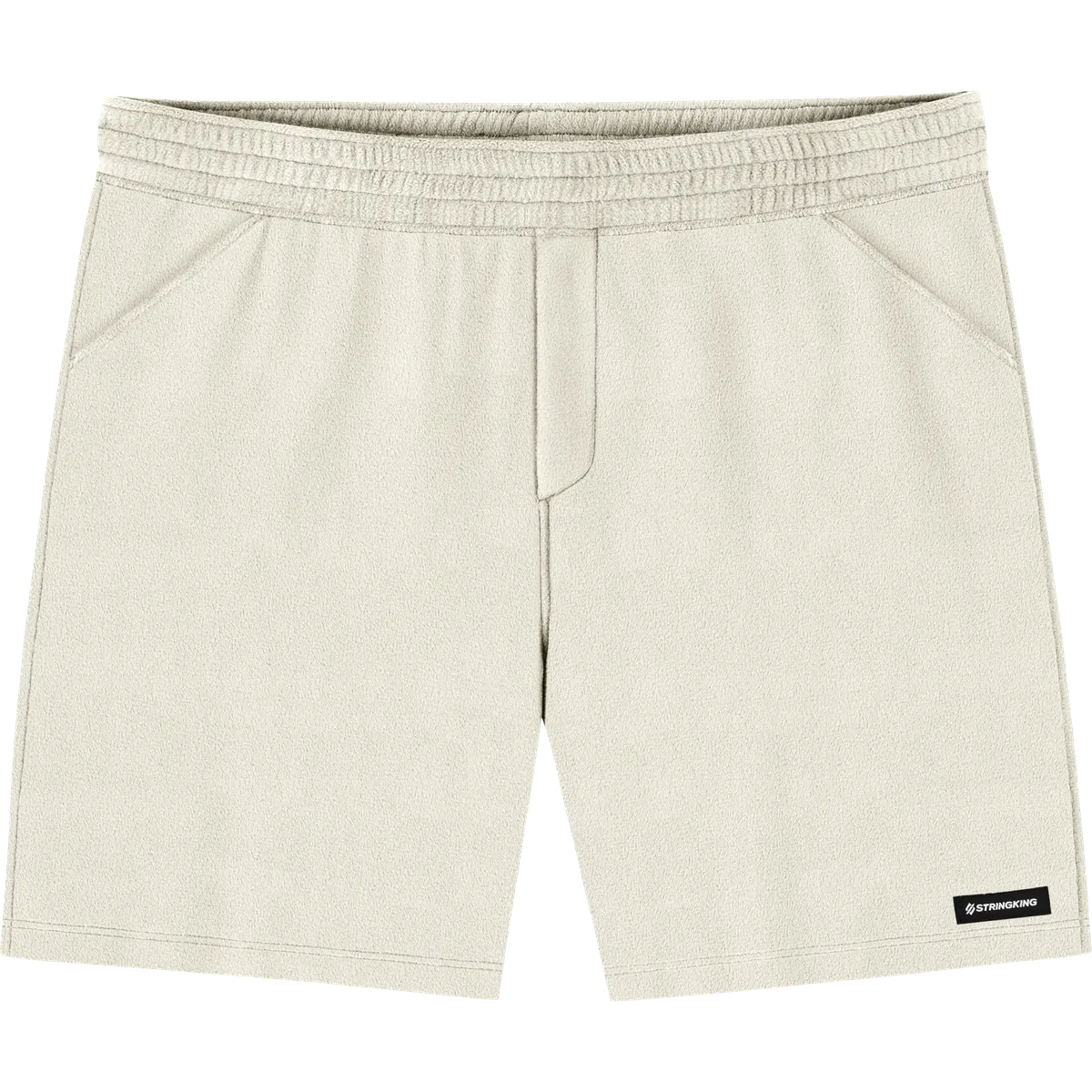 StringKing Men's Polartec Fleece Shorts - Relaxed Fit, Jet Stream, Front