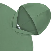 StringKing Men's Pima Cotton Lightweight Hoodie - Sharp Fit, Green, Detail