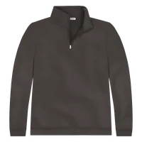 StringKing Men's FlexTech Quarter Zip - Sharp Fit, Charcoal, Front