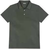 StringKing Men's FlexStyle Short Sleeve Polo - Relaxed Fit, Thyme, Front