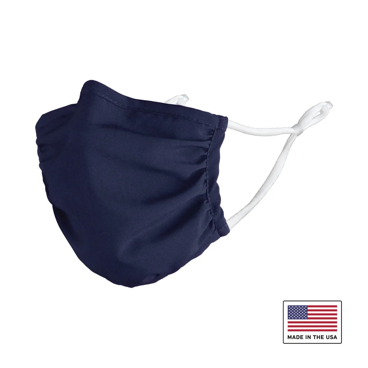 StringKing Reusable Face Covering, Angled, Logo