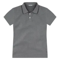 StringKing Men's FlexTech Short Sleeve Polo - Sharp Fit, Heather Gray, Front