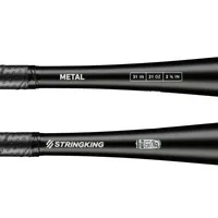 StringKing Metal USSSA - Drop 10, 31" / 21 oz, Black, Bat Details, Horizontal